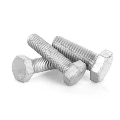 Hohe Festigkeit HDG Hot Dip Galvanized DIN933 DIN931 Hexagon Hex Head Bolts für Stahl