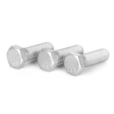 Hohe Festigkeit HDG Hot Dip Galvanized DIN933 DIN931 Hexagon Hex Head Bolts für Stahl