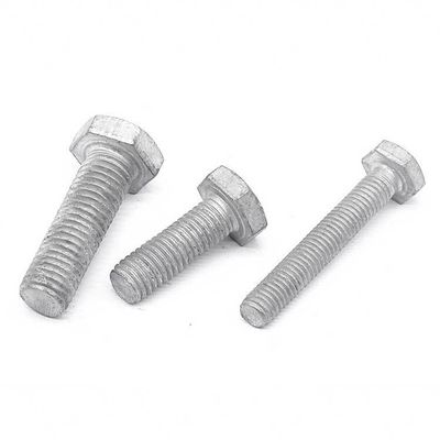 Hohe Festigkeit HDG Hot Dip Galvanized DIN933 DIN931 Hexagon Hex Head Bolts für Stahl