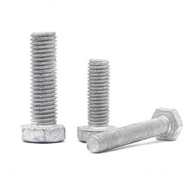 Hohe Festigkeit HDG Hot Dip Galvanized DIN933 DIN931 Hexagon Hex Head Bolts für Stahl