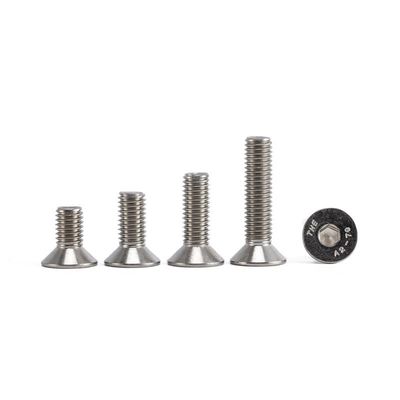 Anpassbar DIN ANSI Edelstahl A2 70 A4 80 CSK Flachkopf Hex-Steckdose Schraube