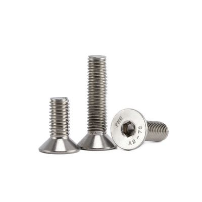 Anpassbar DIN ANSI Edelstahl A2 70 A4 80 CSK Flachkopf Hex-Steckdose Schraube