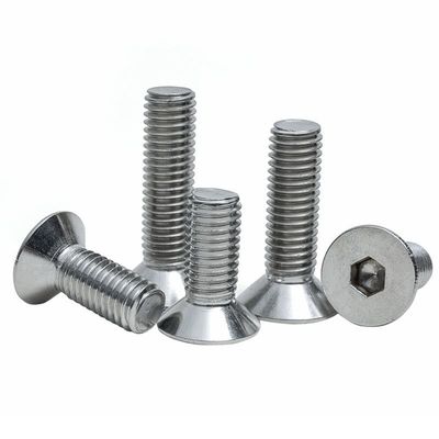 Anpassbar DIN ANSI Edelstahl A2 70 A4 80 CSK Flachkopf Hex-Steckdose Schraube