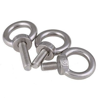 Direktlieferung Custom A2 70 A4 80 Edelstahl Dreiecksring Lifting Hook Eye Bolts