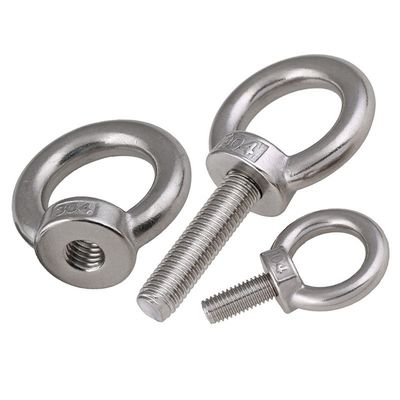 Direktlieferung Custom A2 70 A4 80 Edelstahl Dreiecksring Lifting Hook Eye Bolts