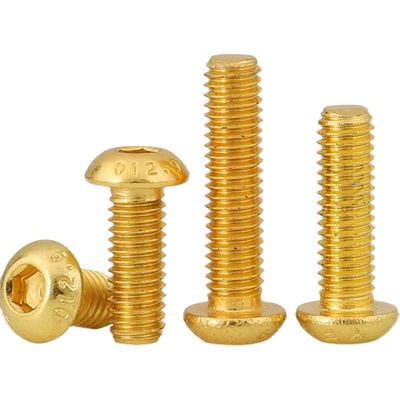 M5-M100 Kupfer Messing ISO7380 Hex Steckdose Knopfkopf Sicherheitskappe Schraube Schraube für Industrie