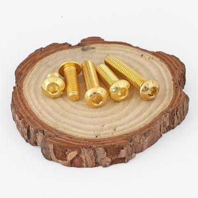 M5-M100 Kupfer Messing ISO7380 Hex Steckdose Knopfkopf Sicherheitskappe Schraube Schraube für Industrie