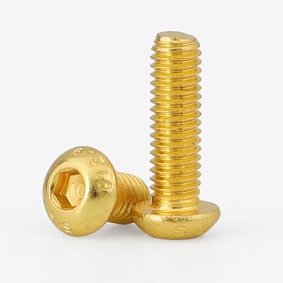 M5-M100 Kupfer Messing ISO7380 Hex Steckdose Knopfkopf Sicherheitskappe Schraube Schraube für Industrie