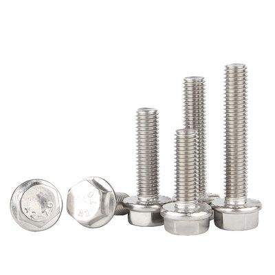 M5-M100 Mechanische Flanschschraube mit galvanisiertem Außenhexagon und rutschsicherer Oberfläche