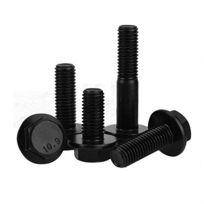 M5-M100 Mechanische Flanschschraube mit galvanisiertem Außenhexagon und rutschsicherer Oberfläche