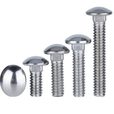 304 Edelstahl Halbrundkopf Schraube M6-M16 DIN603 8.8 Galvanisiert