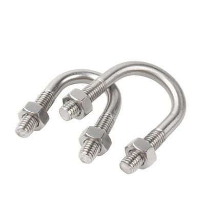ISO9001-zertifizierte hochfeste U-förmige Schraube aus 304 Edelstahl für mechanische