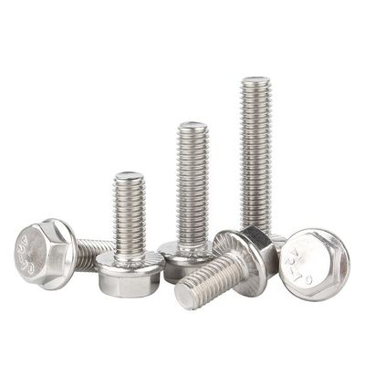 Industriezweig schwarzer Flanschschraube DIN6921 mit Vollzahn und Sechseckkopf
