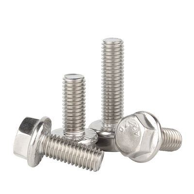 ISO9001-zertifizierte 8.8-Klasse galvanisierte hexagonale Flanschschraube mit DIN 6921 Zahnspüler