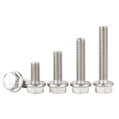 ISO9001-zertifizierte 8.8-Klasse galvanisierte hexagonale Flanschschraube mit DIN 6921 Zahnspüler
