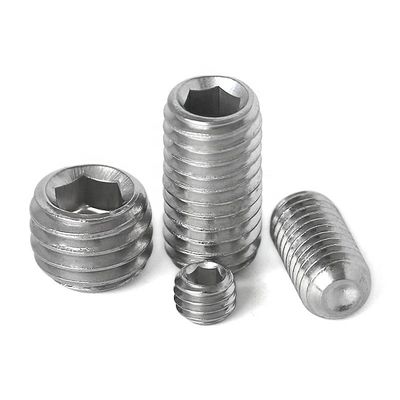 Präzision Nichtstandardteile Klasse 12.9 Konkave End Hexagonalen eng eingestellte Schraube DIN914 Kopflose Maschinenschraube