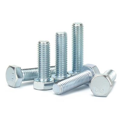 ISO9001 Zertifizierte Festigkeit Galvanized Steel Hex Bolt DIN933 für Luft- und Raumfahrtanwendungen