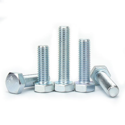 ISO9001 Zertifizierte Festigkeit Galvanized Steel Hex Bolt DIN933 für Luft- und Raumfahrtanwendungen