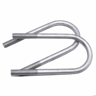 Mechanische 304 Edelstahl U-Bolt DIN3570 Pferdeback-Rohrspange eingebettete U-Clamp
