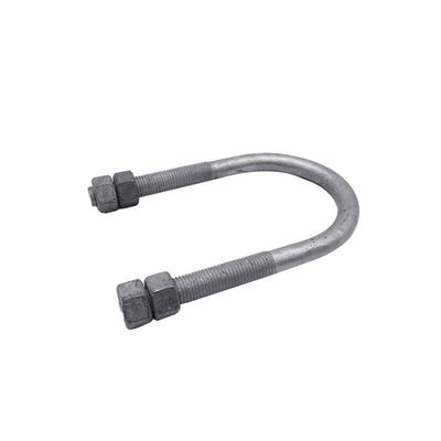 Mechanische 304 Edelstahl U-Bolt DIN3570 Pferdeback-Rohrspange eingebettete U-Clamp