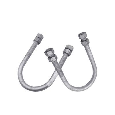 Mechanische 304 Edelstahl U-Bolt DIN3570 Pferdeback-Rohrspange eingebettete U-Clamp