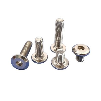 ISO9001-zertifiziertes Nickelplattiertes Flachkopf aus Kohlenstoffstahl