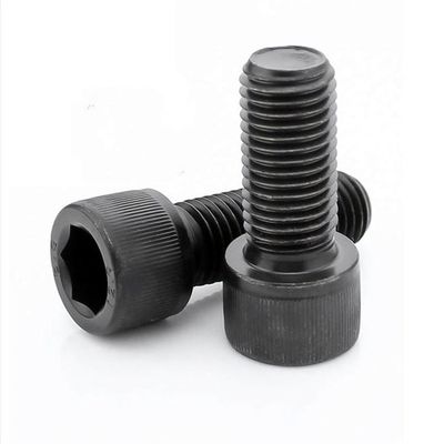 ISO9001 zertifizierte Edelstahlschraube Schwarzoxid DIN 912 12.9 Hex Allen Schlüsselschraube